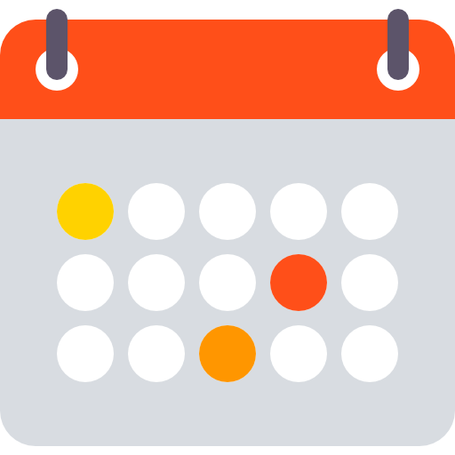 Button to open calendar