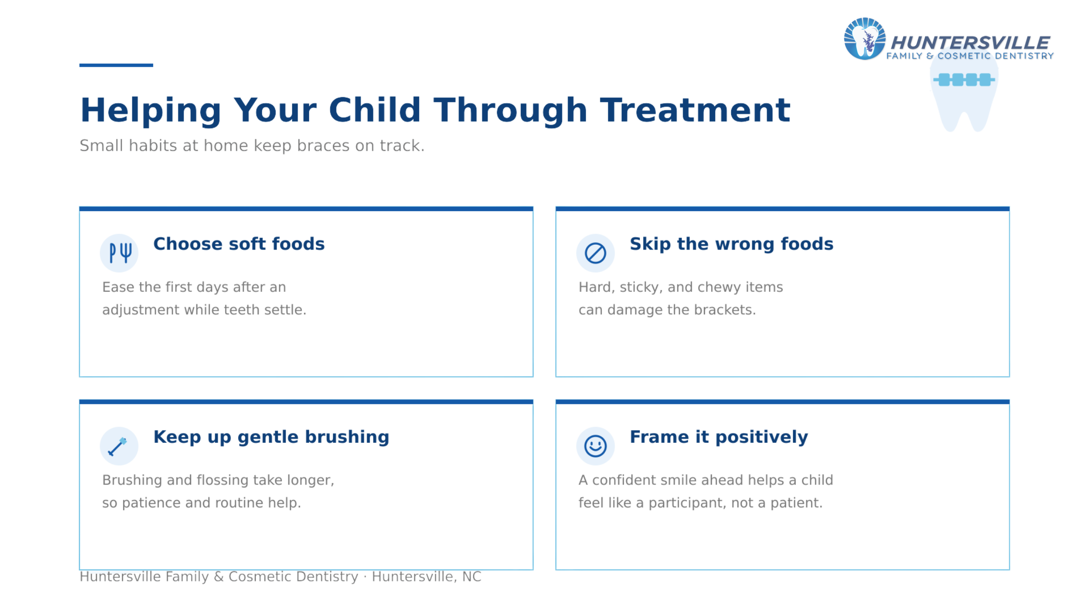 Things you can do to help your child before and after braces procedure